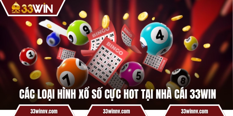 Các loại hình xổ số cực hot tại nhà cái 33WIN